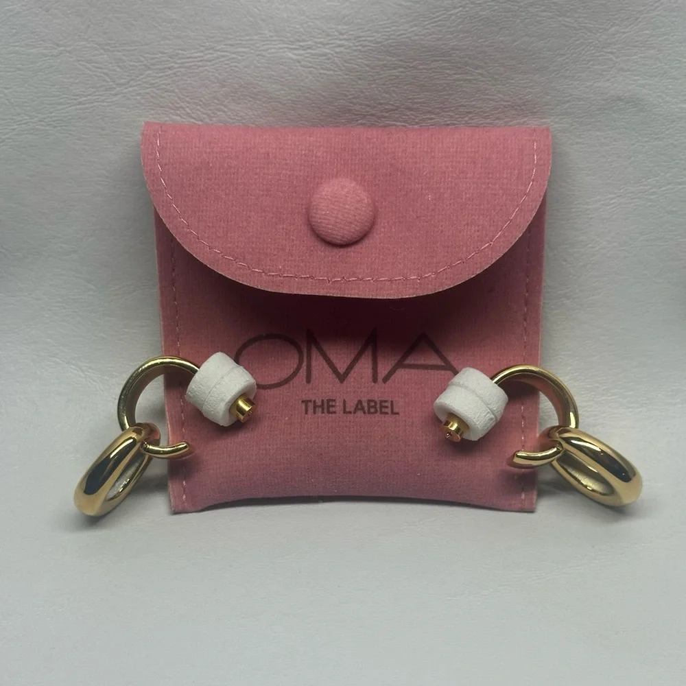 Oma the Label‎ Gold Geometric Earrings